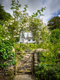 中世纪田园风景图