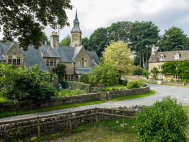 中世纪田园风景图