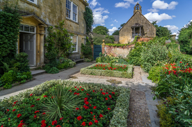 中世纪田园风景图