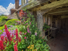 中世纪田园风景图