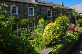 中世纪田园风景图