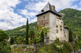 中世纪田园风景图