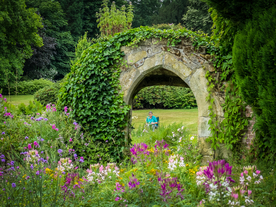 中世纪田园风景图