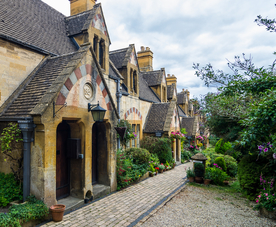 中世纪田园风景图