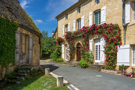 中世纪田园风景图