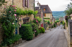 中世纪田园风景图