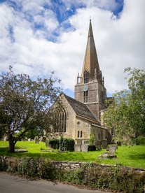 中世纪田园风景图