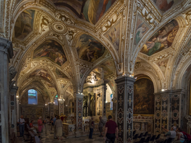 中世纪田园风景图