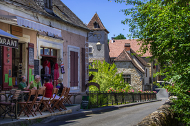 中世纪田园风景图