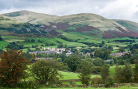 中世纪田园风景图