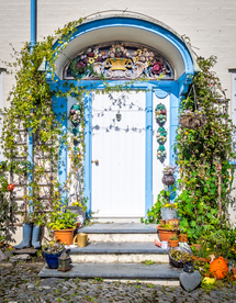 中世纪田园风景图