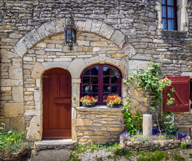 中世纪田园风景图