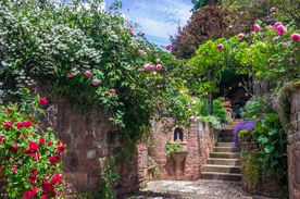 中世纪田园风景图