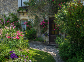 中世纪田园风景图