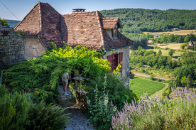 中世纪田园风景图