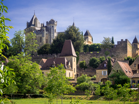 中世纪田园风景图