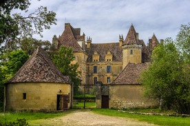 中世纪田园风景图