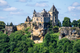 中世纪田园风景图