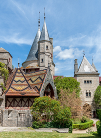 中世纪田园风景图