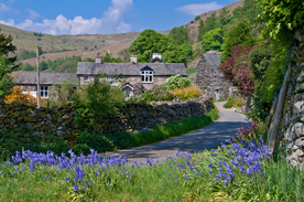 中世纪田园风景图