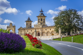 中世纪田园风景图