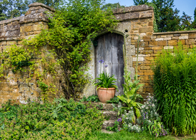 中世纪田园风景图