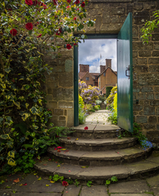 中世纪田园风景图