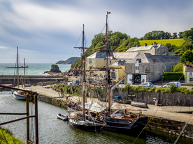 中世纪田园风景图