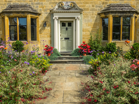 中世纪田园风景图