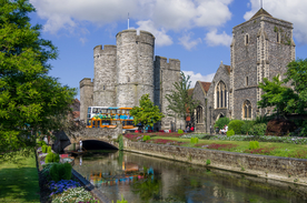 中世纪田园风景图