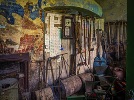 中世纪田园风景图