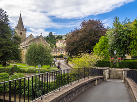 中世纪田园风景图
