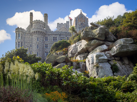 中世纪田园风景图