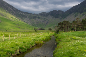 中世纪田园风景图