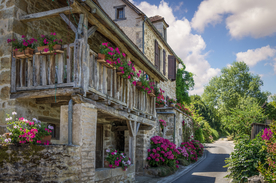 中世纪田园风景图