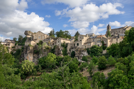 中世纪田园风景图