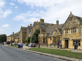 中世纪田园风景图