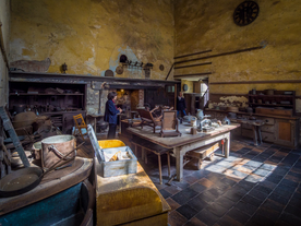 中世纪田园风景图