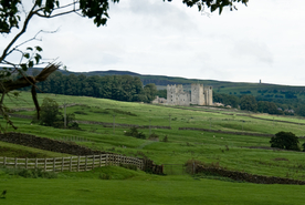 中世纪田园风景图