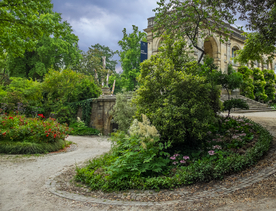 中世纪田园风景图