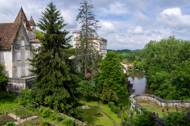 中世纪田园风景图