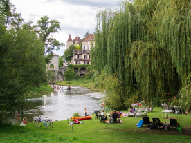 中世纪田园风景摄影