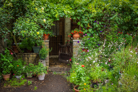 中世纪田园风景摄影