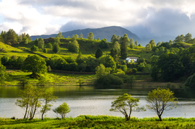 中世纪田园风景摄影