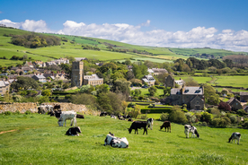 中世纪田园风景摄影