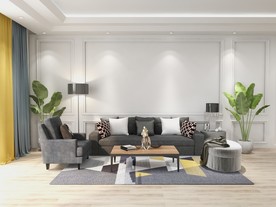 简约客厅效果图图