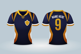 世界杯足球队服运动服T恤设计