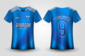 世界杯足球队服运动服T恤设计