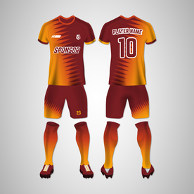 世界杯足球队服运动服T恤设计