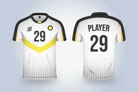 世界杯足球队服运动服T恤设计